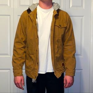 VANS JACKET HALF BUTTON UP/HOODIE